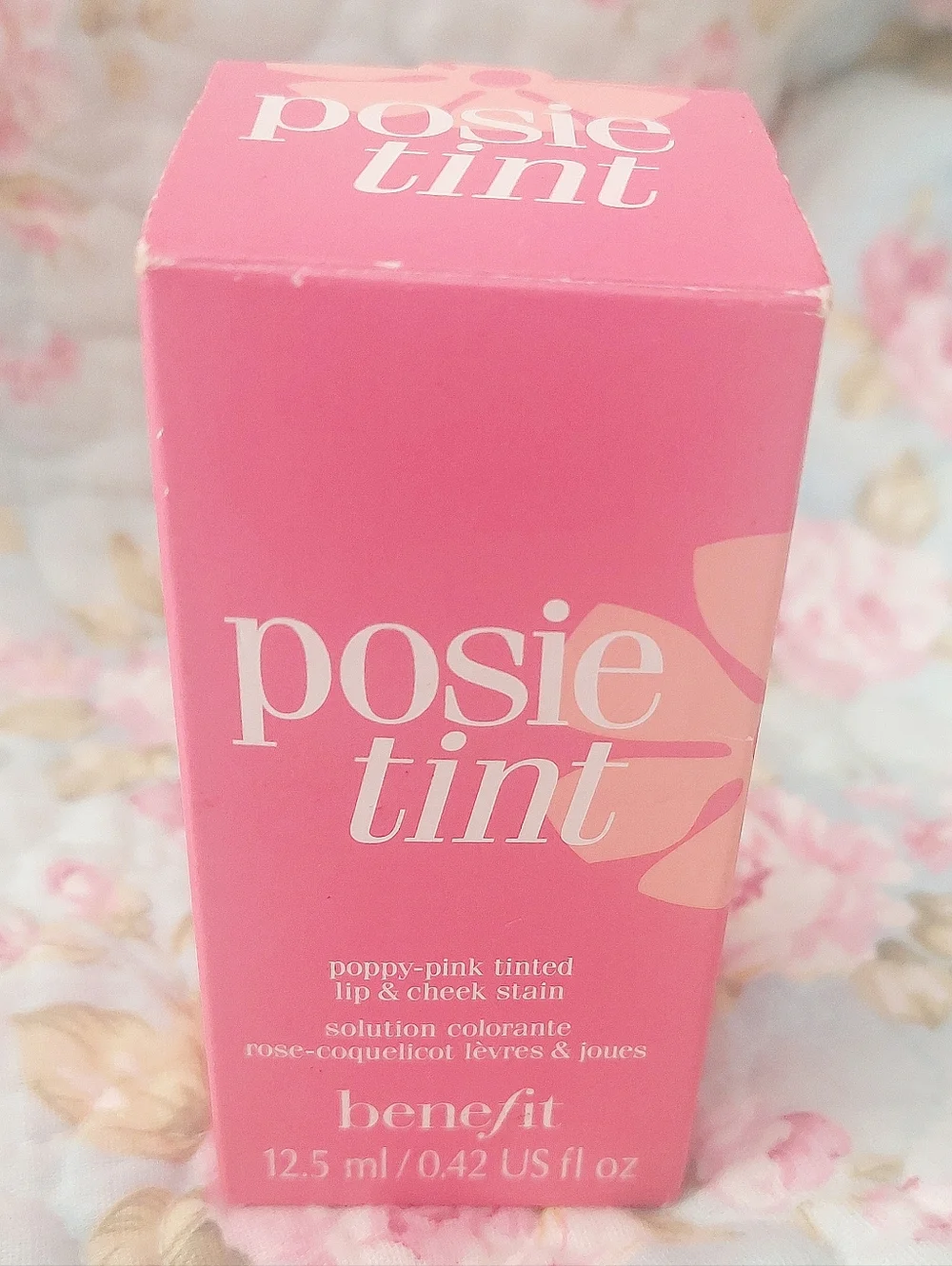 SUPER RARE! BRAND NEW! Benefit Posie Tint Lip & Cheek Stain, Large 0.42oz/12.5ml - Picture 1 of 8